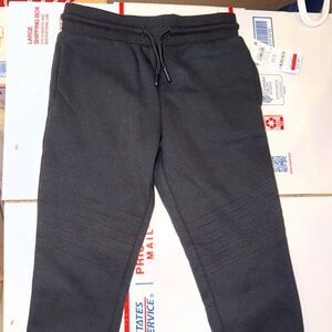 NWT 3T  Epic Threads Little Boys Moto Fleece Jogger Pants- Deep Black